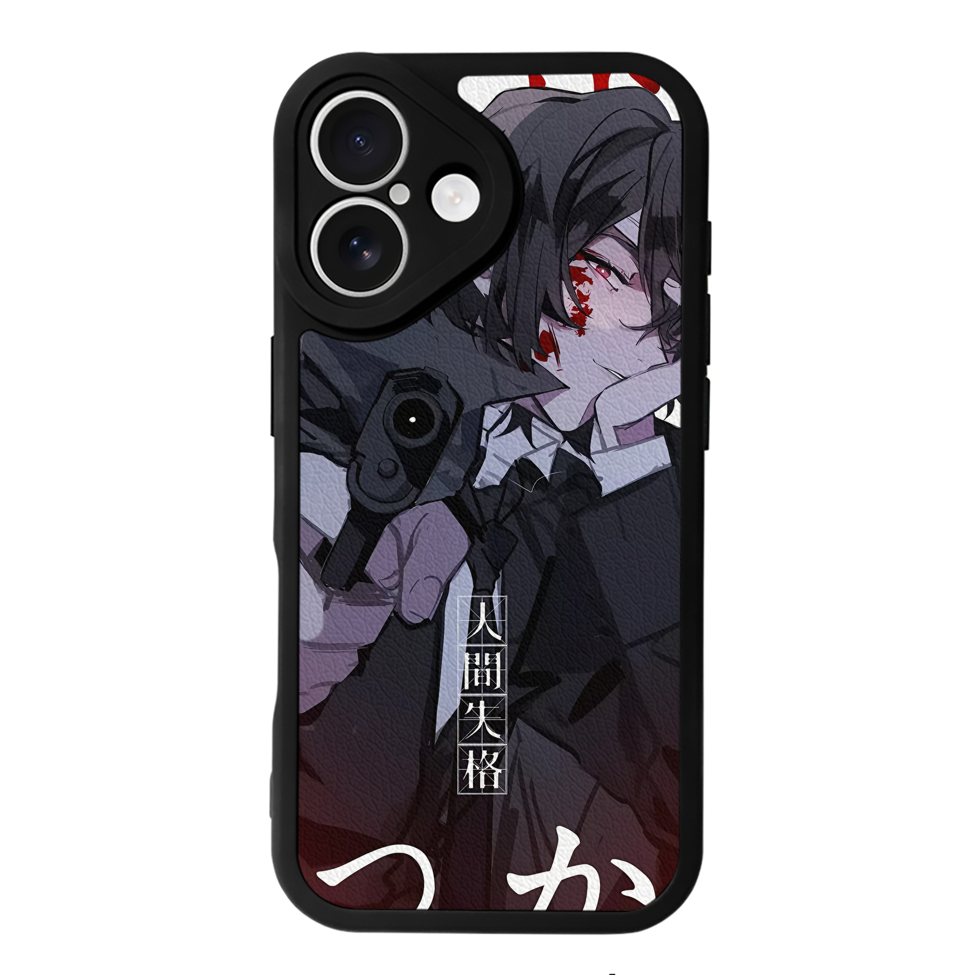 （画像用） 文豪ストレイドッグス Bungo Stray Dogs 【iPhone 16シリーズ対応】シリコンスマホケース（レザー調） 材質：シリコン